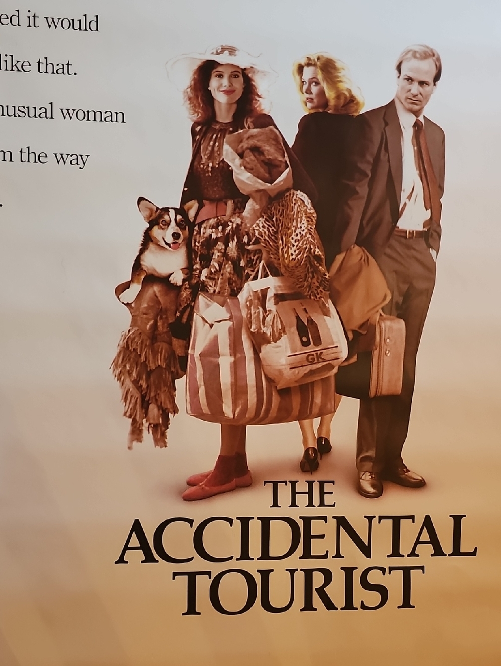 The Accidental Tourist - Movie Poster